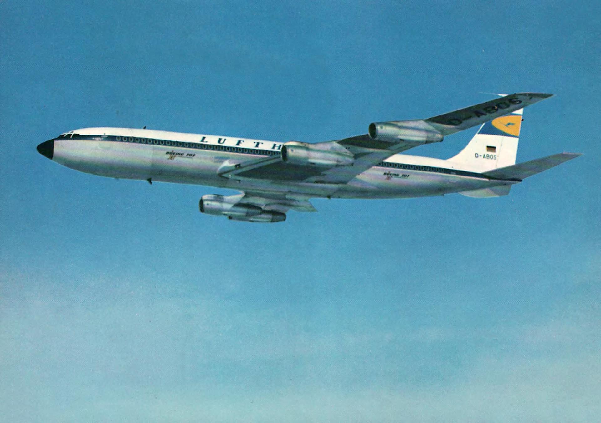 BOEING 707 Intercontinental - USA - Lufthansa